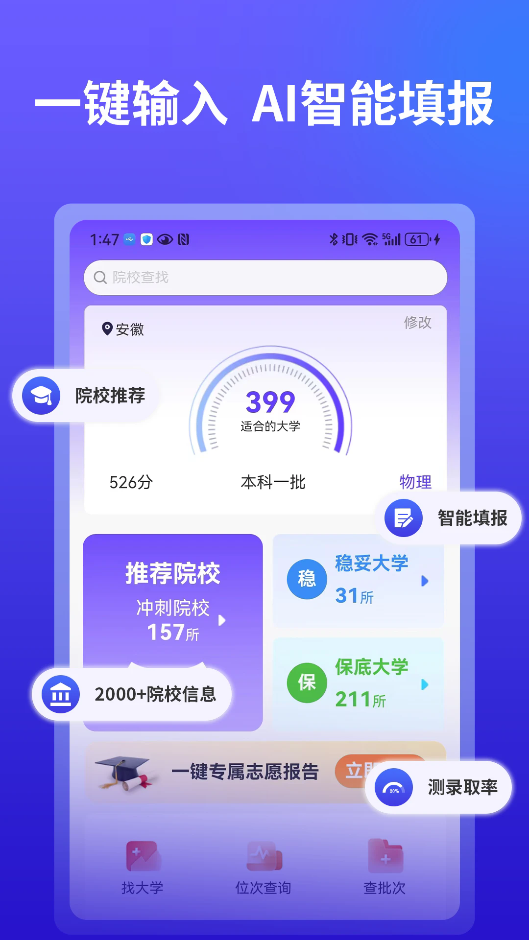 ai高考志愿填报